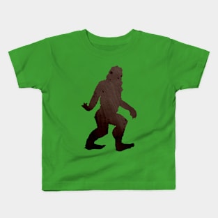 Bigfoot Walking - Cryptid Silhouette Kids T-Shirt